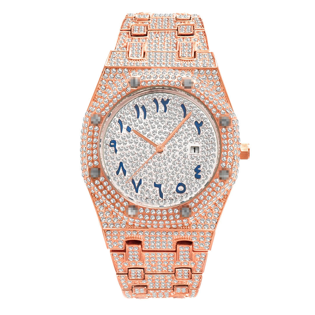 Reloj de Pulsera: Oro y Diamantes en tu Muñeca