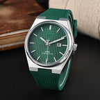 Reloj Tianjia: Elegancia Tejida con Dial de Celosía Atmosférica
