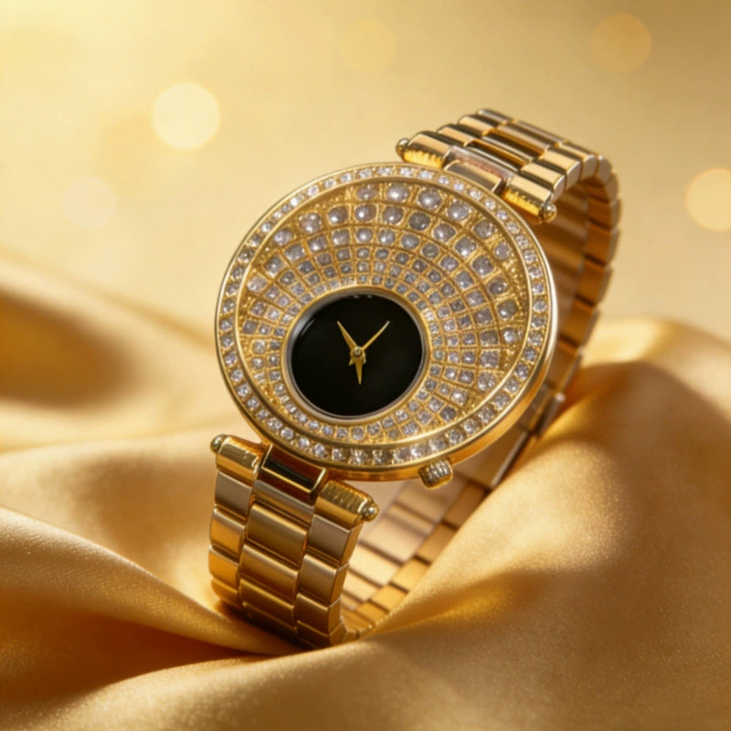 Relojes de Alta Gama: El Brillo de los Diamantes en Vivo