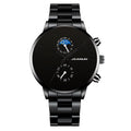 Reloj de Acero para Hombre: Estilo Business con Diseño de Doble Dial.