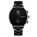 Reloj de Acero para Hombre: Estilo Business con Diseño de Doble Dial.