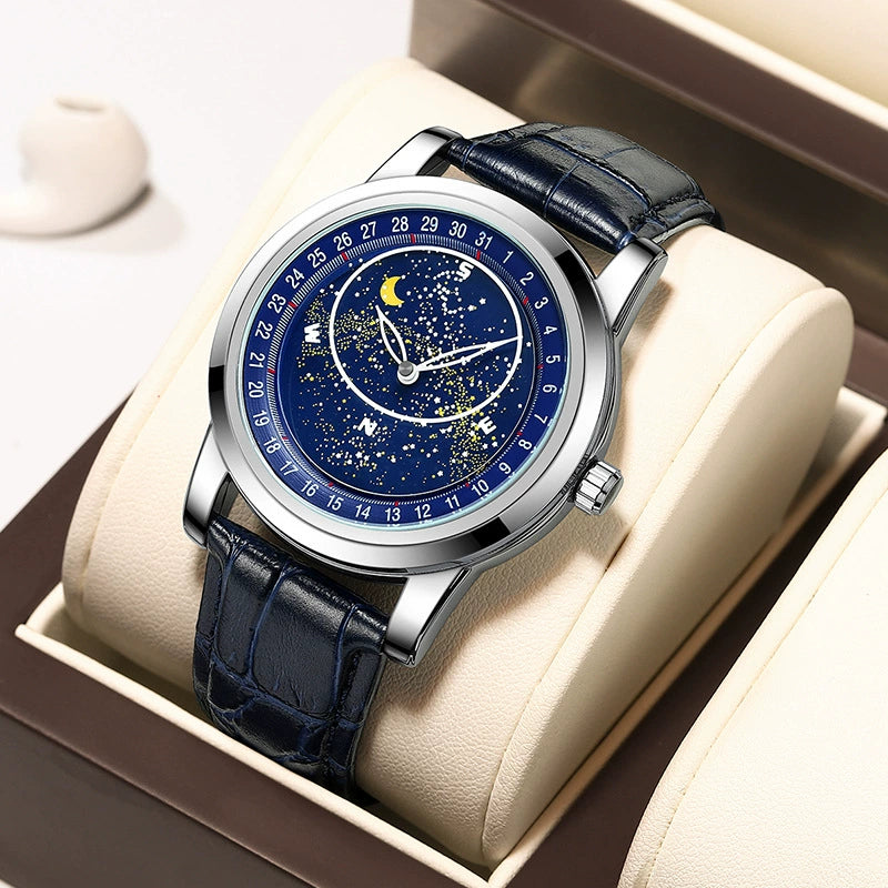 Reloj Giratorio cielo estrellado