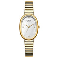 Reloj con correa de acero ovalada