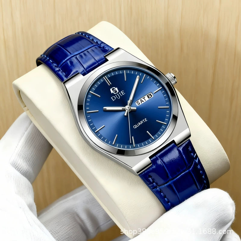 Reloj Business Elite: Doble Calendario y Elegancia