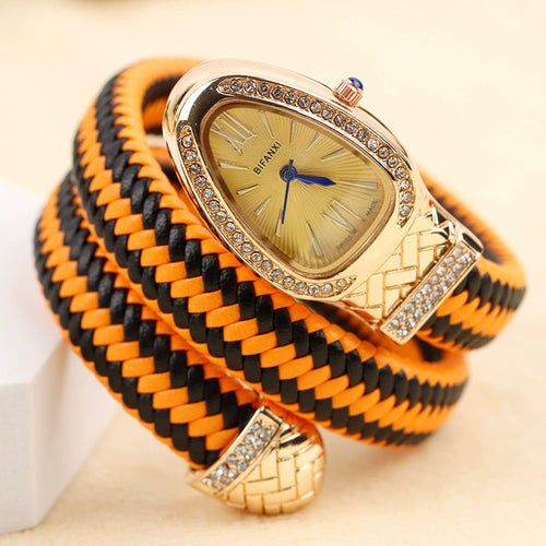 Nuevo reloj de pulsera con forma de serpiente