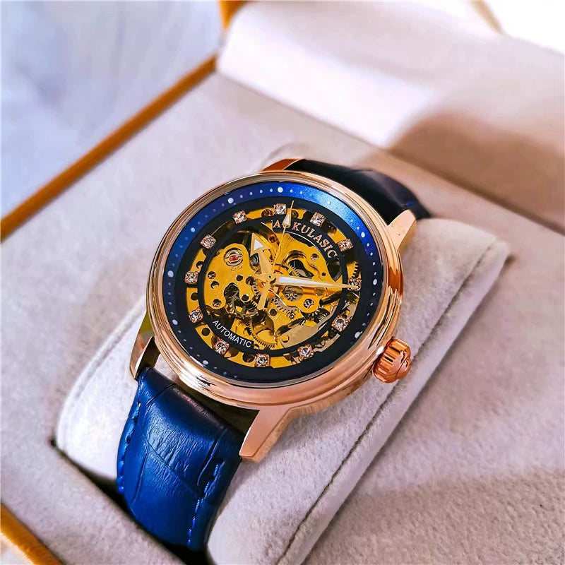 Reloj Mecánico Automático Augulas Oficial para Mujer