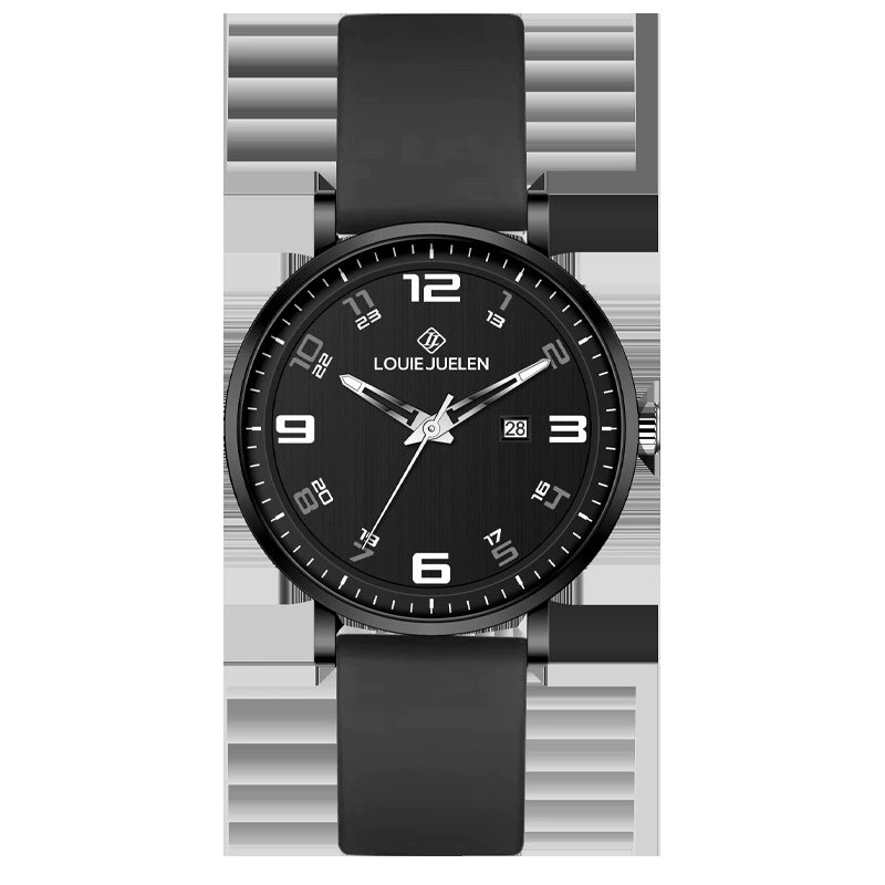 Reloj de cuarzo minimalista digital resistente al agua