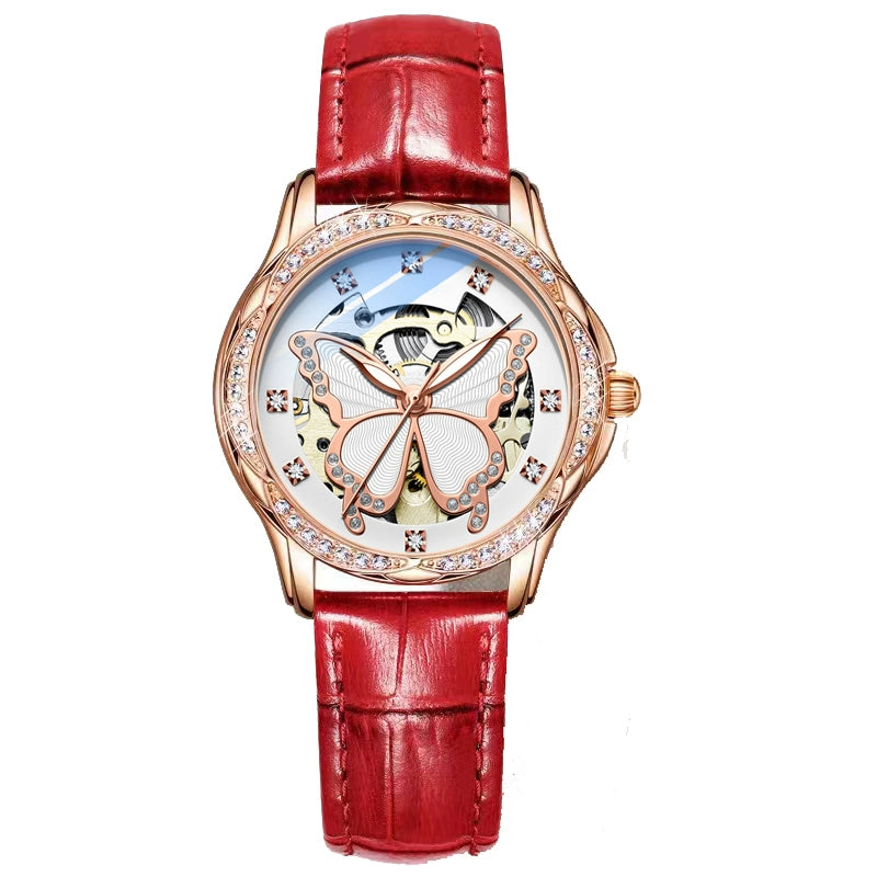 Reloj Mecánico Butterfly: Elegancia en Acero 2024