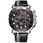 Reloj de cuarzo calendario multifunción