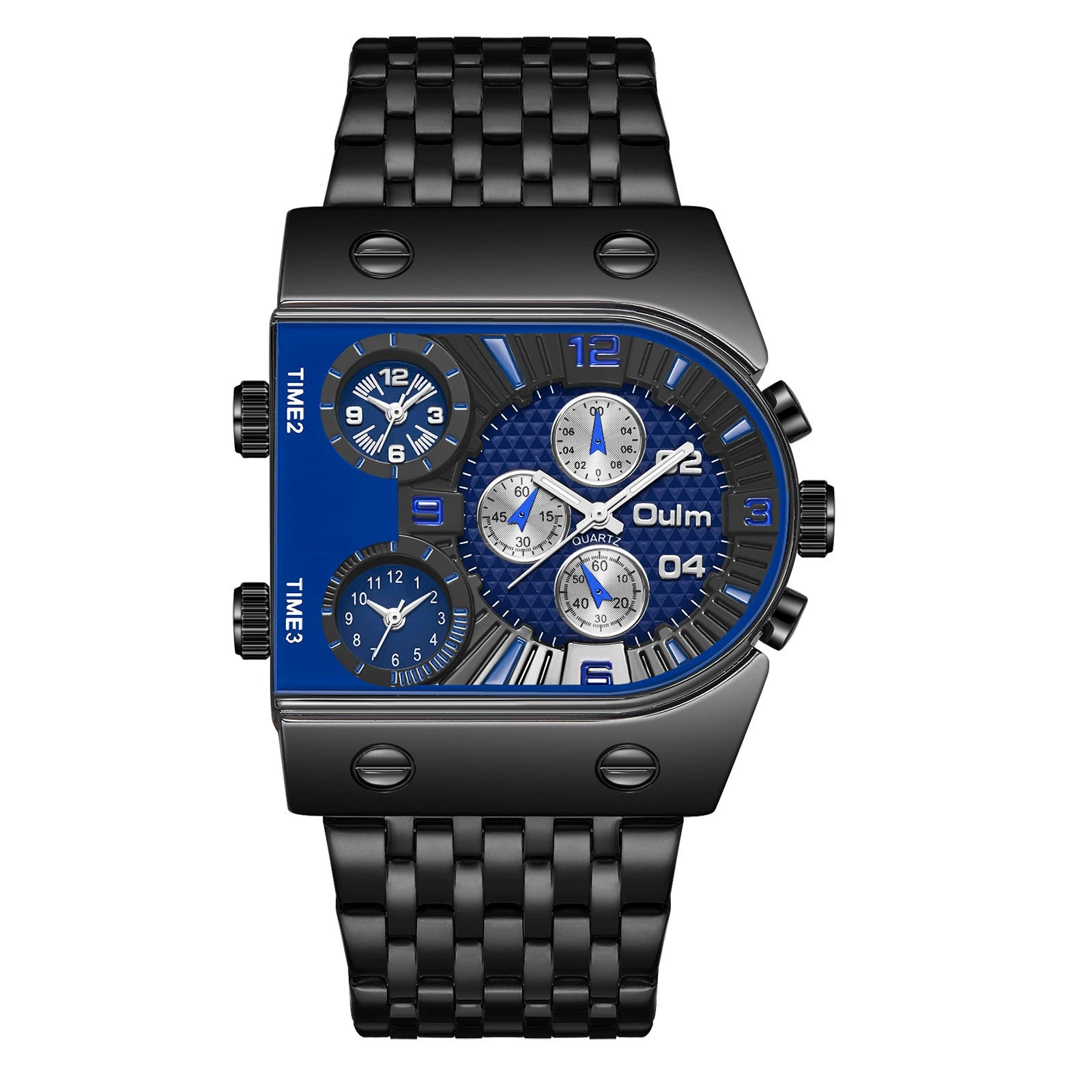 Reloj Oulm Multifuncional: Potencia y Acero
