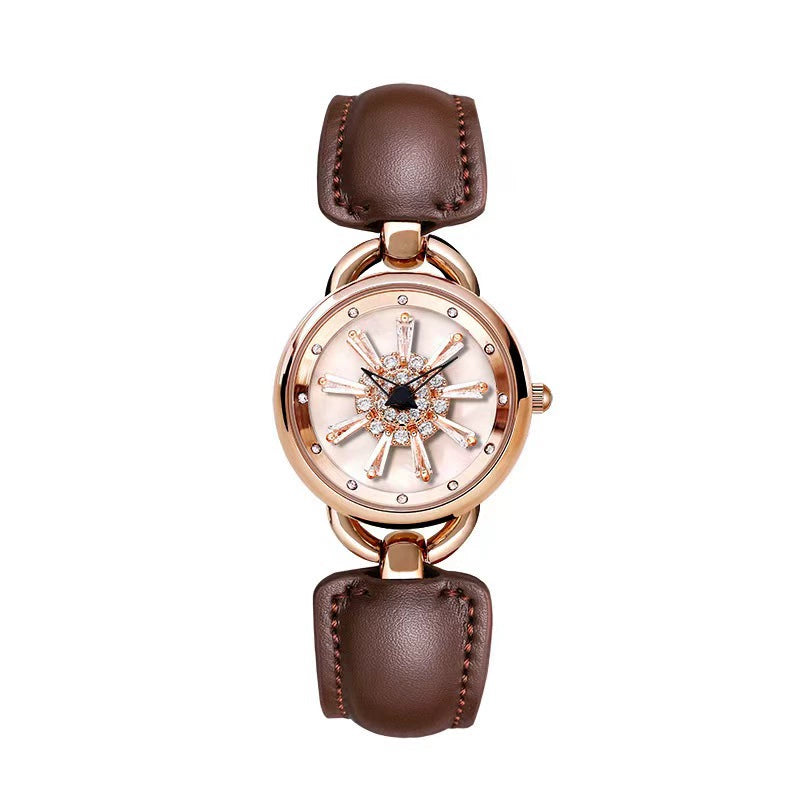 Reloj de la Diosa: Elegancia y Suerte en Movimiento