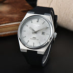 Reloj Tianjia: Elegancia Tejida con Dial de Celosía Atmosférica