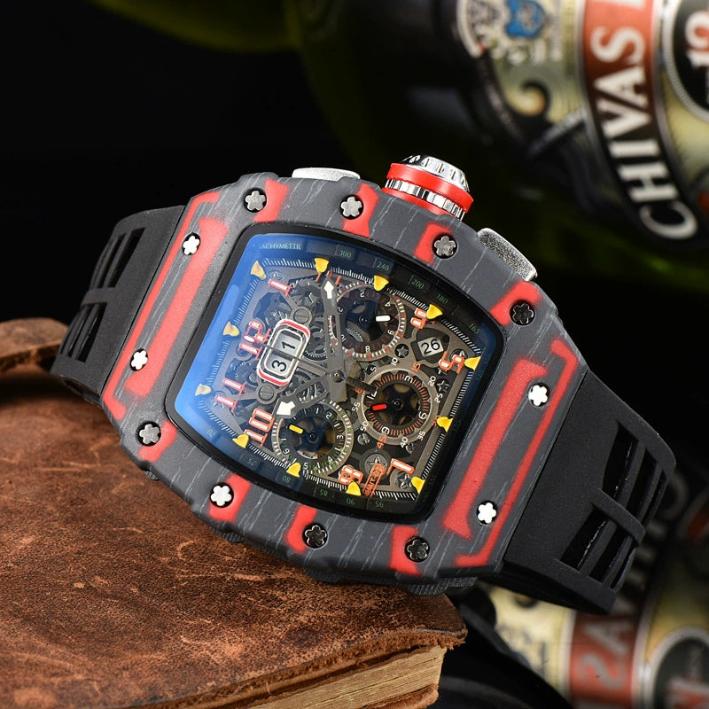 Reloj de Cuarzo con Patrón Exclusivo y Multifunción