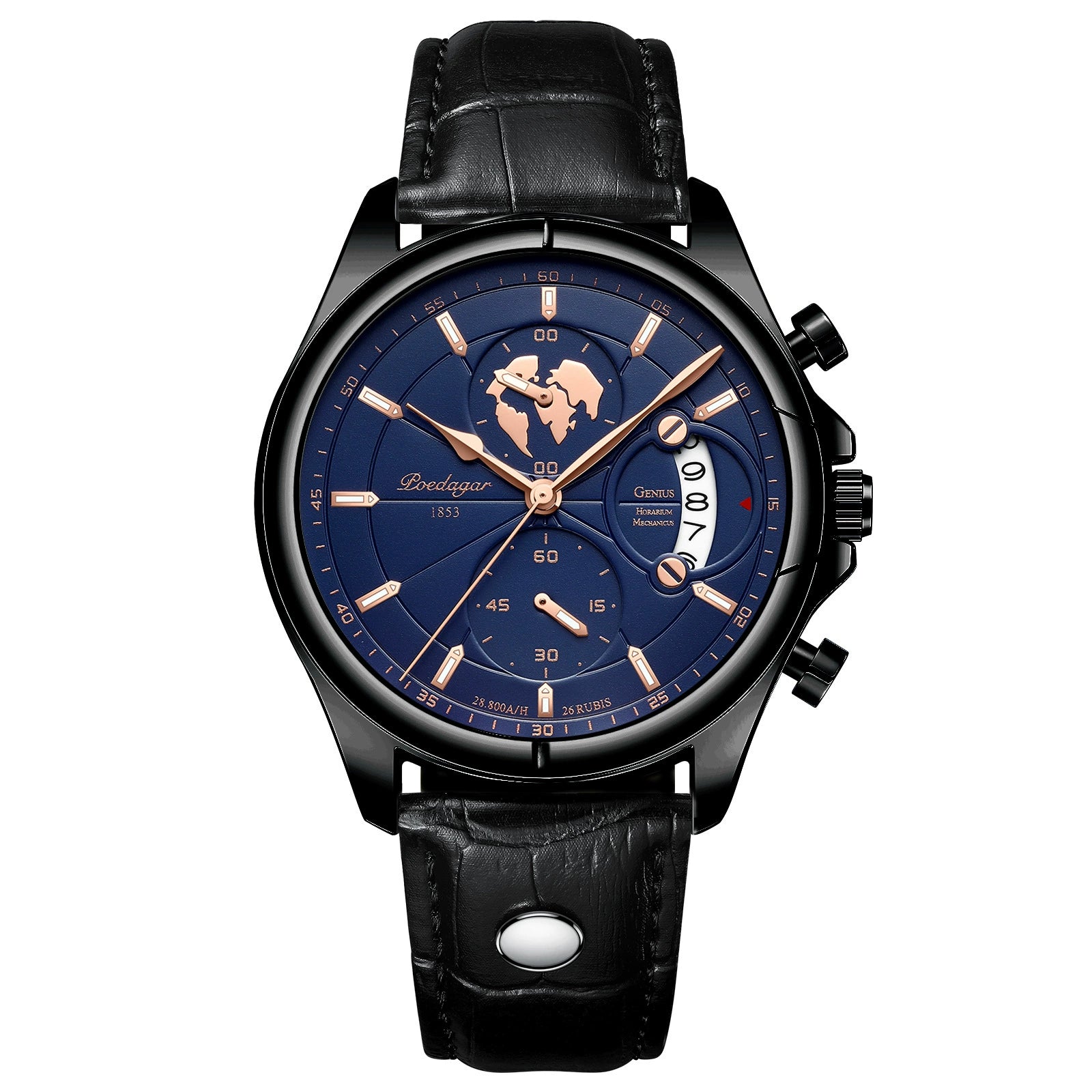 Poedagar "Apex Precision" – 989 Sapphire Slim