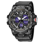 Reloj Táctico SMAEL: Doble Pantalla y Máxima Durabilidad