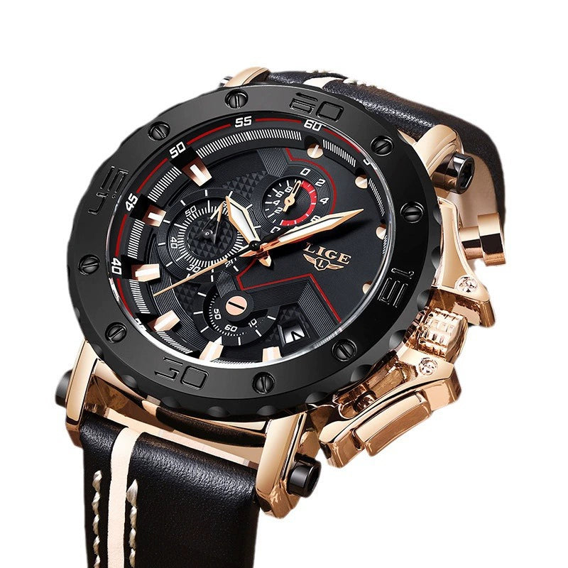 Reloj de cuarzo calendario multifunción