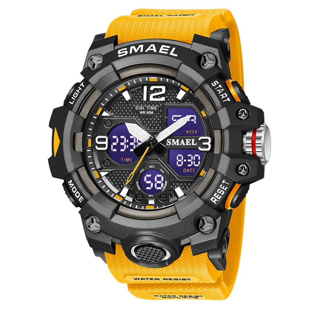 Reloj Táctico SMAEL: Doble Pantalla y Máxima Durabilidad