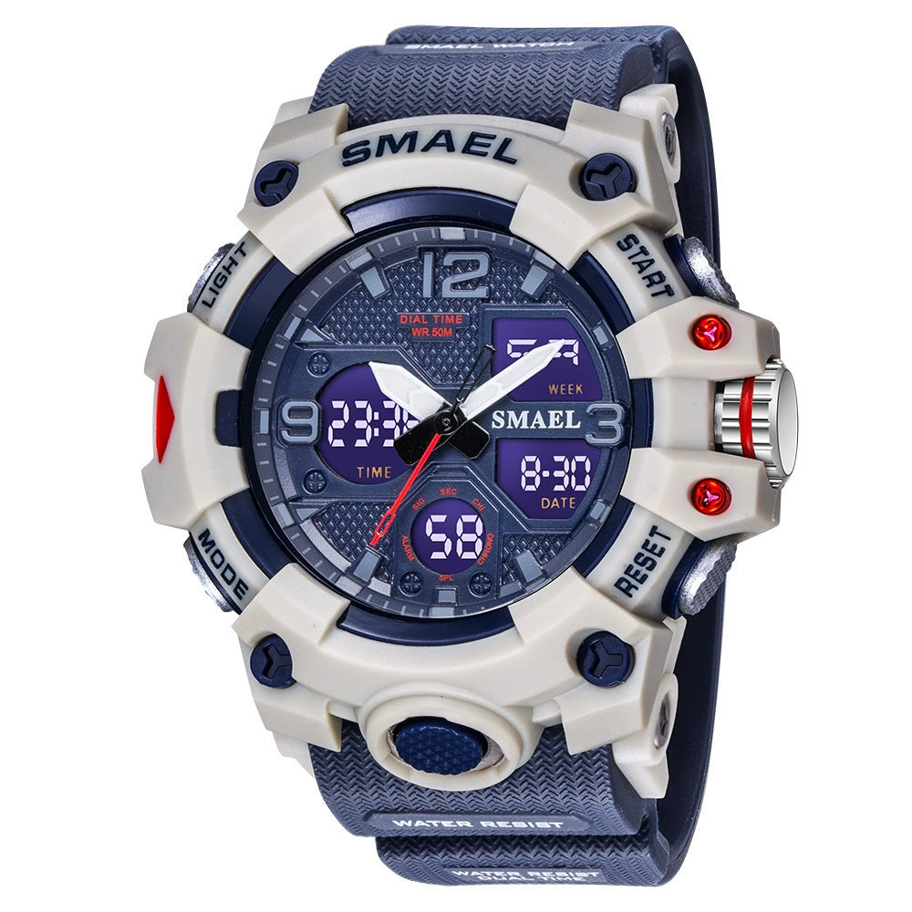 Reloj Táctico SMAEL: Doble Pantalla y Máxima Durabilidad