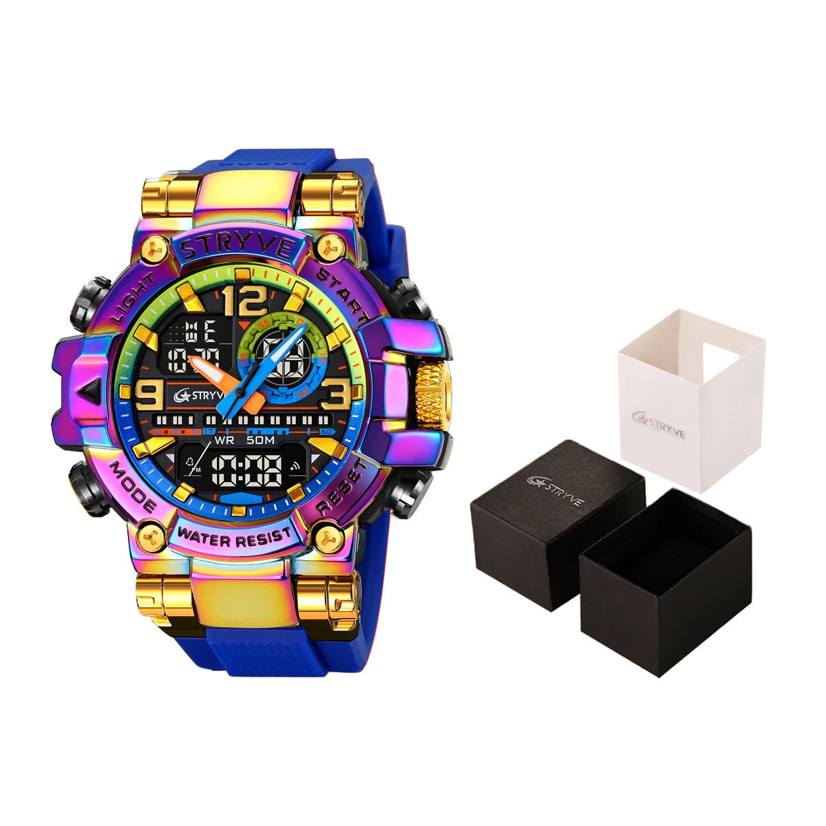 Reloj luminoso impermeable multi-funcional