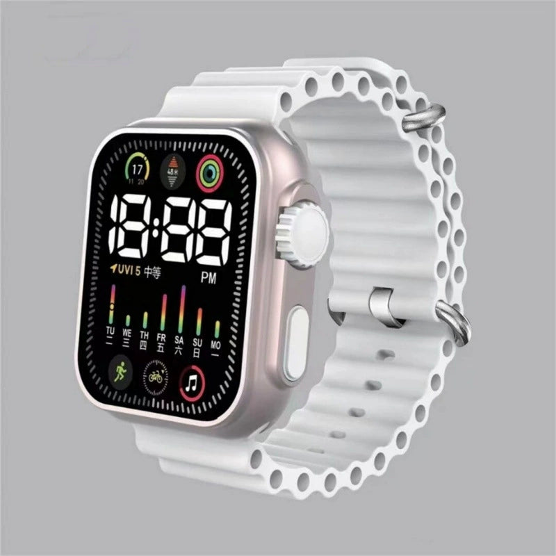 Reloj LED O7: El Deportivo con Correa Oceánica que Marca Tendencia