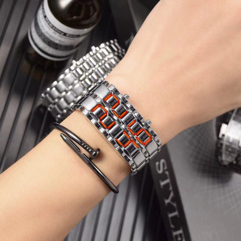 Reloj Lava LED: Estilo Coreano y Vanguardia Urbana