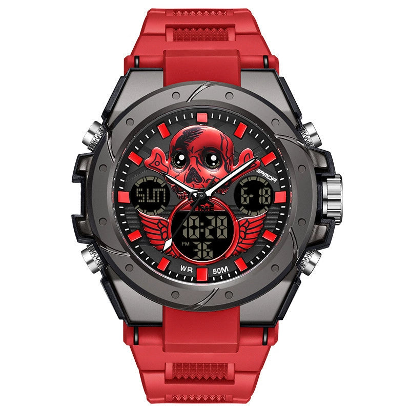 Reloj Digital 2022 con Diseño de Calavera