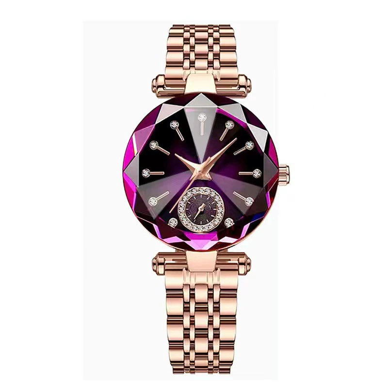 Reloj Minimalista de Lujo: Diseño Ultrafino con Correa de Acero para Mujer.