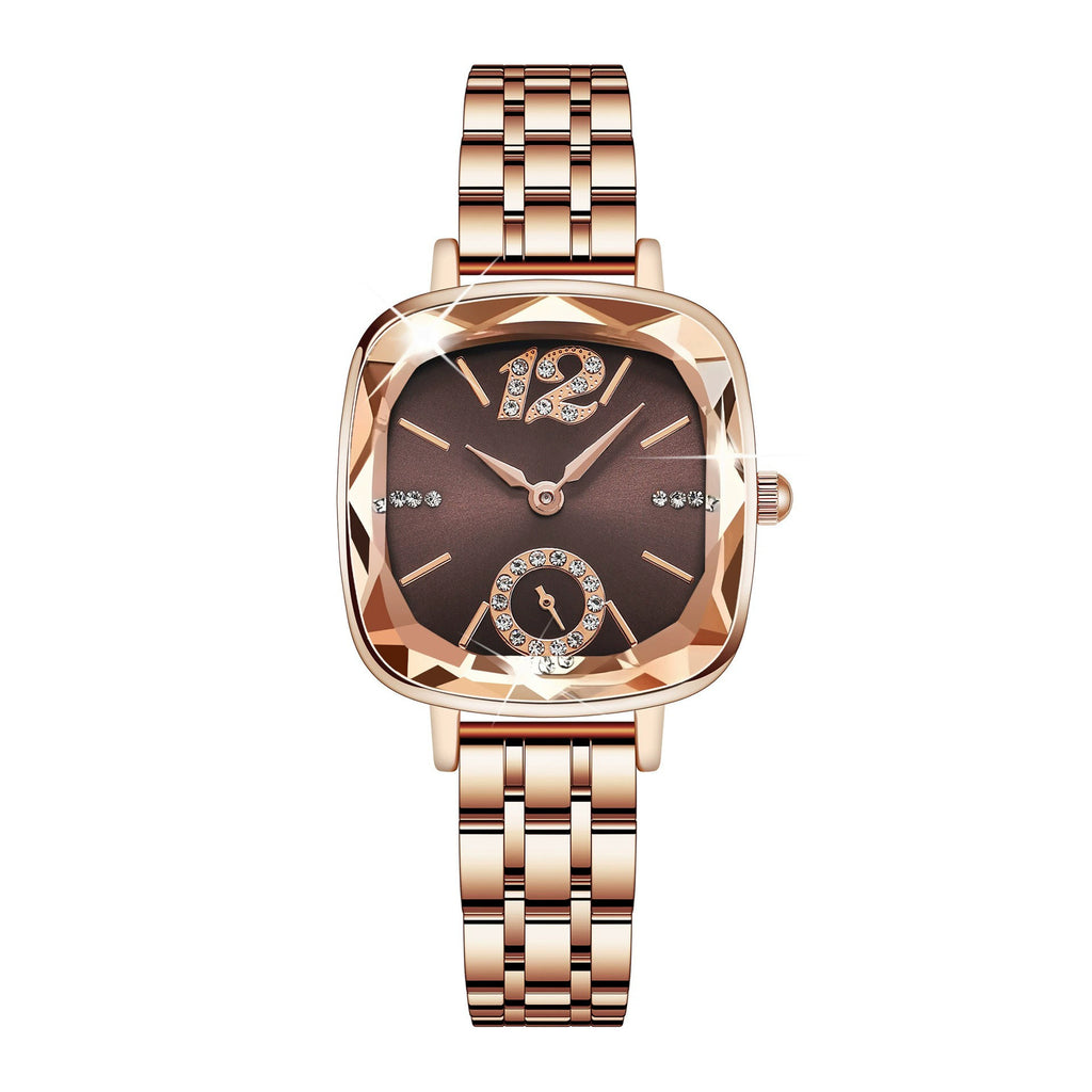 Reloj de mujer cuarzo impermeable diamante