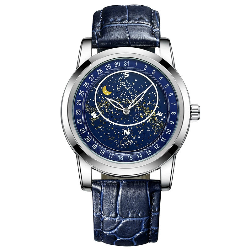 Reloj Giratorio cielo estrellado