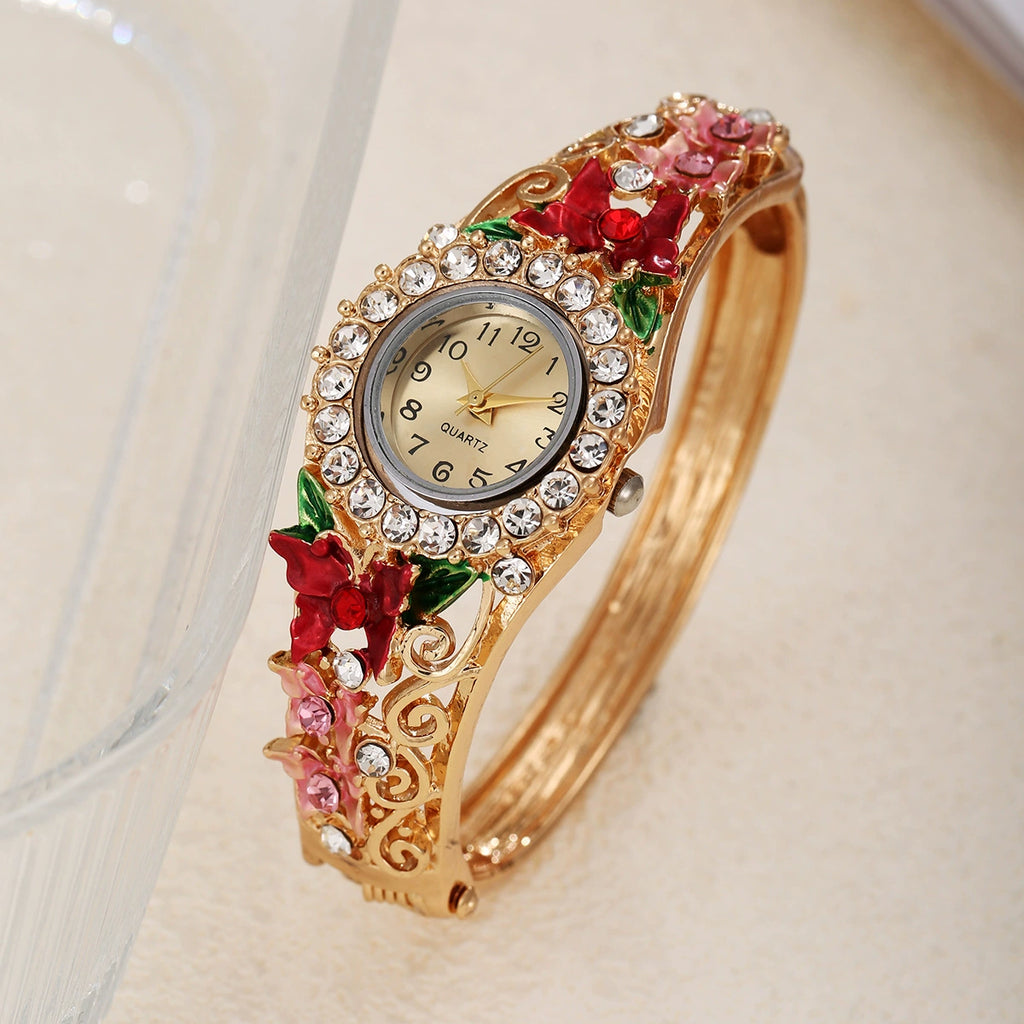 Reloj Coreano 2025: La Delicadeza de la Flor y Mariposa