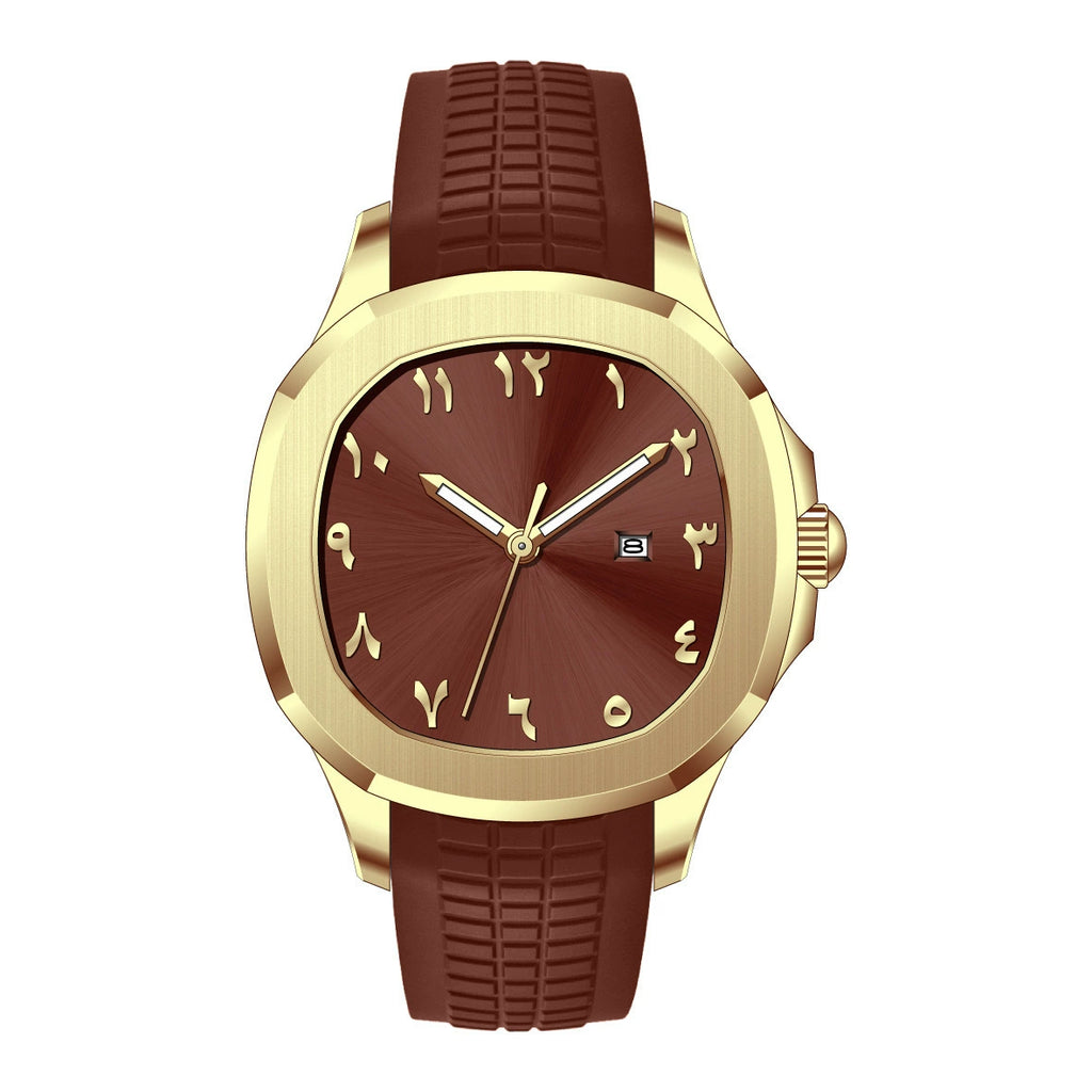 Reloj clásico más vendido con correa de silicona