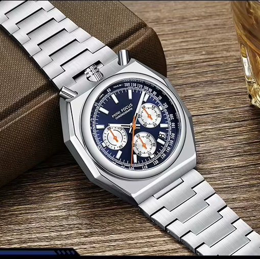 MF0601G Reloj Masculino de Cuarzo con Correa de Acero
