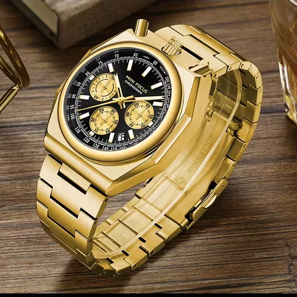 MF0601G Reloj Masculino de Cuarzo con Correa de Acero