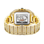 MISSFOX 324 Reloj Masculino de Lujo con Diamantes
