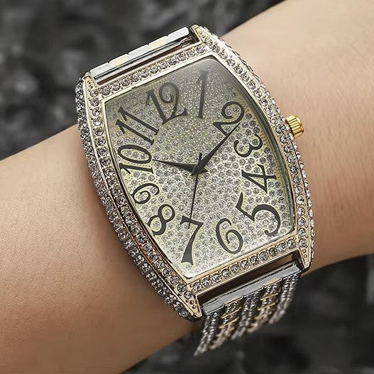 Reloj de Cuarzo Unisex con Diamantes 1215