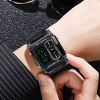 BESTWIN 126 Reloj de Cuarzo Unisex con Correa de Acero Inoxidable