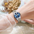 POEDAGAR 3078 Reloj Femenino de Lujo de Cuarzo