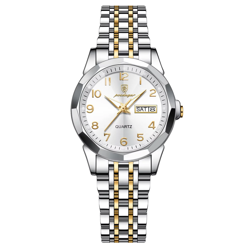 POEDAGAR 3078 Reloj Femenino de Lujo de Cuarzo