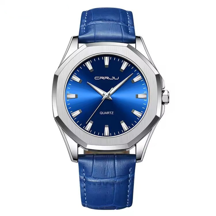 CRRJU 5015 Reloj de Hombre de Negocios Impermeable