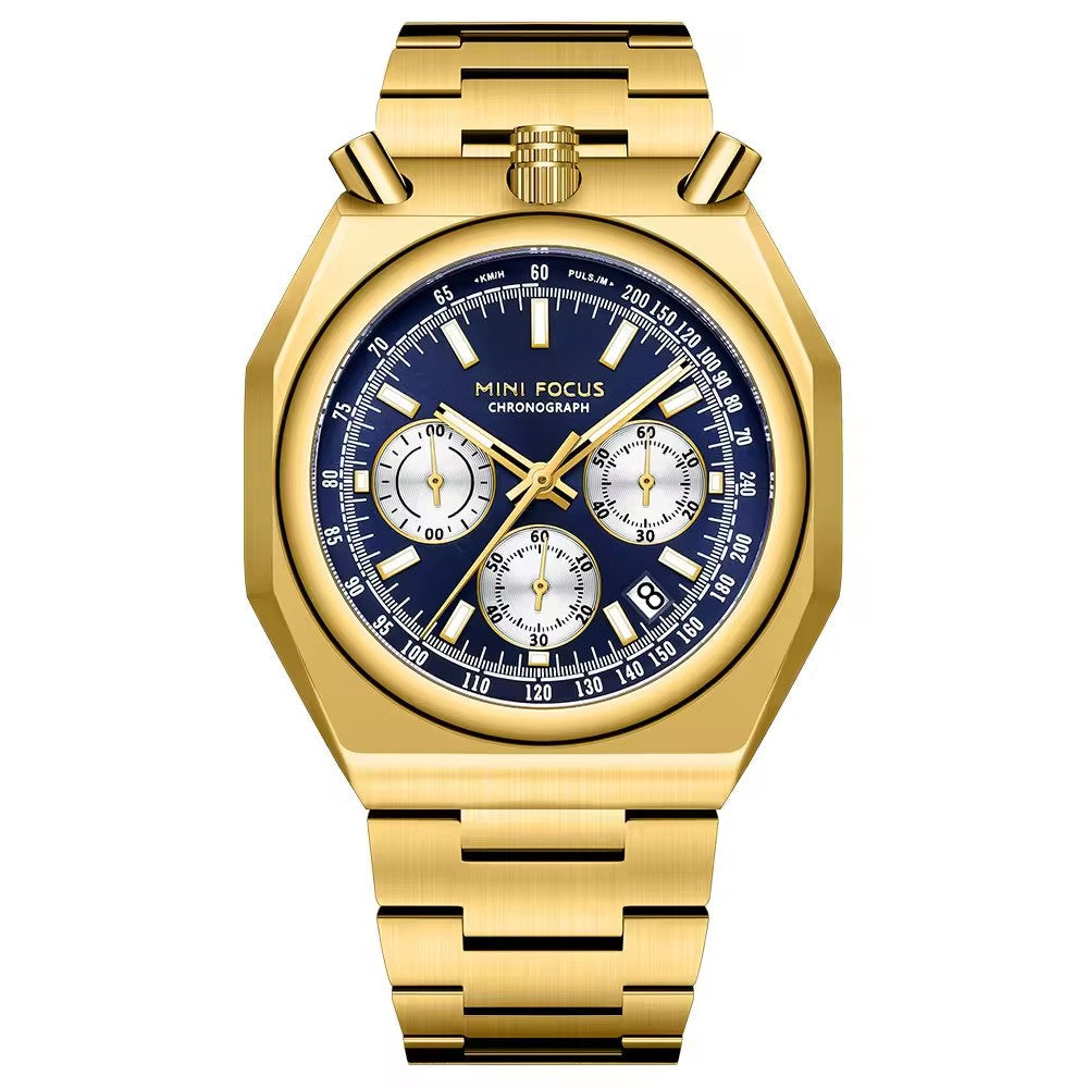 MF0601G Reloj Masculino de Cuarzo con Correa de Acero