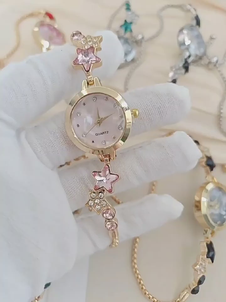 Reloj de Mujer "Cielo Estrellado" con Diamantes Engastados