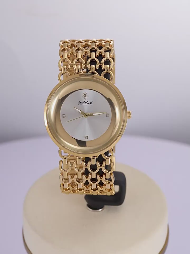 Reloj Yalalusi "Skeleton Style": Elegancia Retro con Mecanismo a la Vista para Mujer.