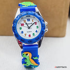 Reloj digital lindo color del dinosaurio de los niños