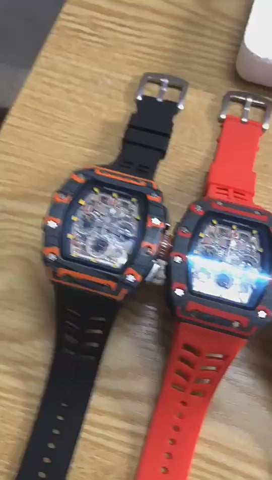 Reloj de Cuarzo con Patrón Exclusivo y Multifunción