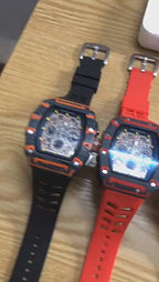 Reloj de Cuarzo con Patrón Exclusivo y Multifunción