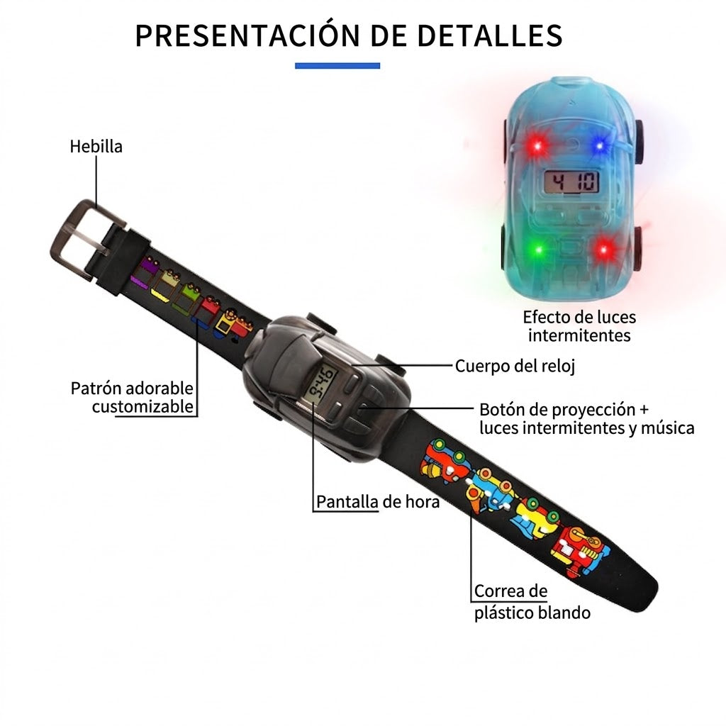 Reloj Kids Digital: Música y Precisión en el Campus